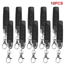 Keychain 433MHZ Remote Control Auto 4 Channe ABCD Code Garage Gate Door Opener Duplicator Clone Cloning Code Car Key