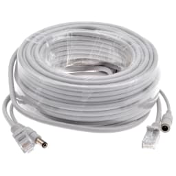 IP Camera Extension Cable Power Supply RJ45 2 IN 1 Network Wires 5M/10M/20M/30M RJ45 Extension Cable RJ45+DC For IP Cameras