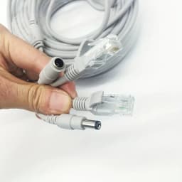 IP Camera Extension Cable Power Supply RJ45 2 IN 1 Network Wires 5M/10M/20M/30M RJ45 Extension Cable RJ45+DC For IP Cameras