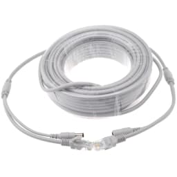 IP Camera Extension Cable Power Supply RJ45 2 IN 1 Network Wires 5M/10M/20M/30M RJ45 Extension Cable RJ45+DC For IP Cameras