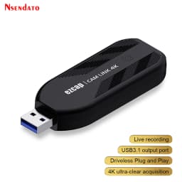 Ezcap331 Camlink 4K 30Fps 1080P 120Hz HDMI Video Capture Card USB 3.0 Broadcast Live Streaming Record for DSLR Camcorder Camera