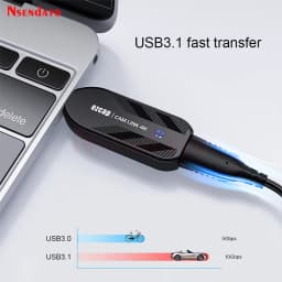 Ezcap331 Camlink 4K 30Fps 1080P 120Hz HDMI Video Capture Card USB 3.0 Broadcast Live Streaming Record for DSLR Camcorder Camera