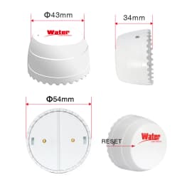 Tuya WiFi Water Leak Detector Flood Sensor Smart Life APP Remote Monitoring Flood Alert Overflow Security With Alexa Google