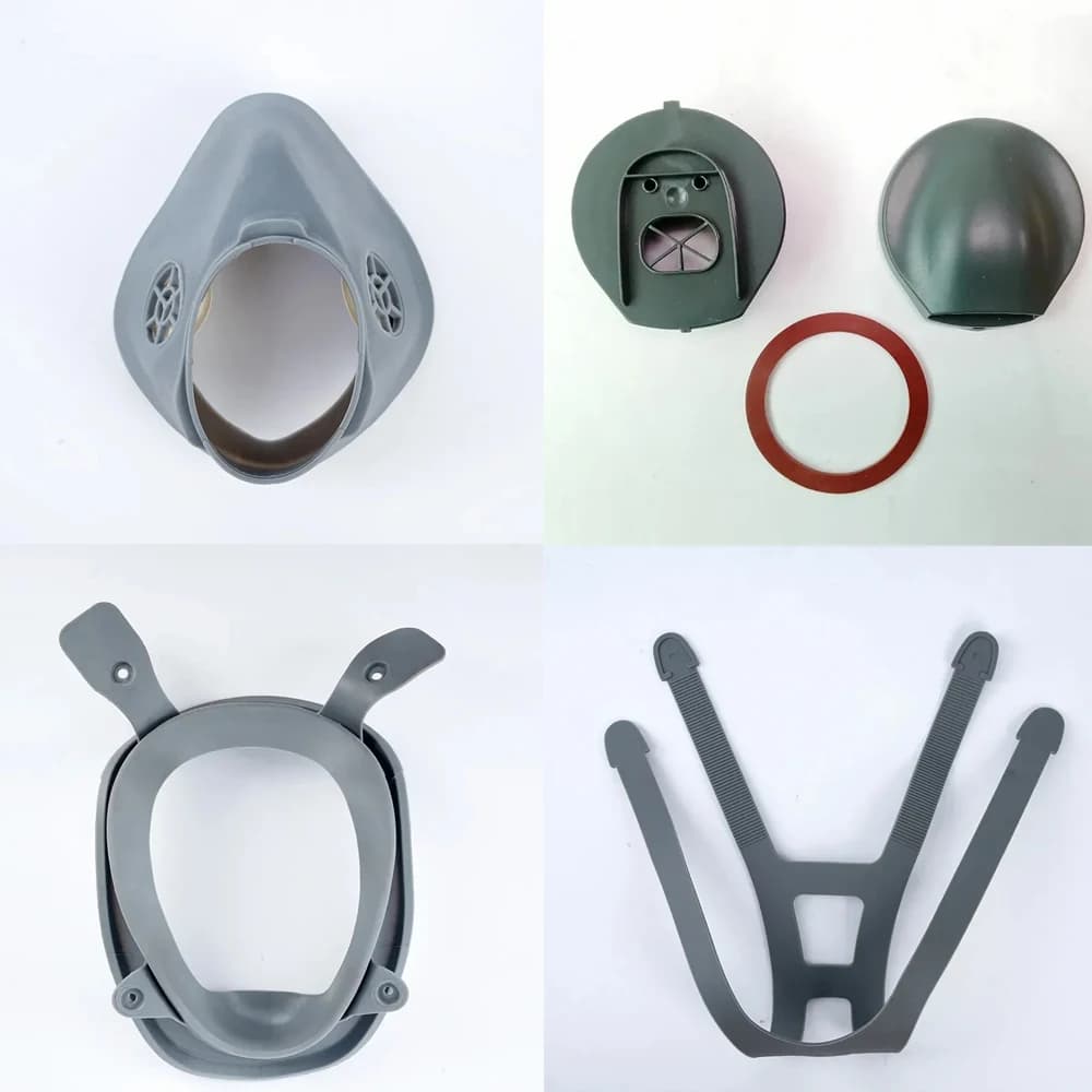 HD Original 6898 Visor/Headband/Front Valve/Mouth Cover/Sealing Ring For 3M 6800 Gas/Dust Mask Full Face Chemical Respirator
