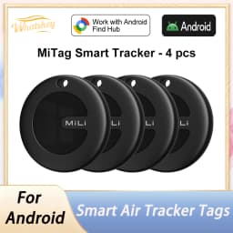 Android Only MiLi LiTag/MiTag Car Locator Anti-Lost Smart Tag Compatibility Key Bag Item Finder for Google Find Hub 1/4pcs Set