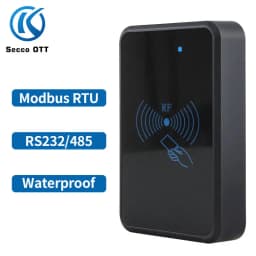 New Product Waterproof 24V NFC RS485 Modbus RTU Card Reader 13.56Mhz/125khz IC RFID Modbus RTU PLC Card Reader Device Proximity