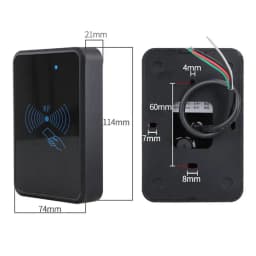 New Product Waterproof 24V NFC RS485 Modbus RTU Card Reader 13.56Mhz/125khz IC RFID Modbus RTU PLC Card Reader Device Proximity