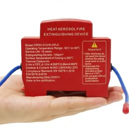 Dual-Line Design Flame Retardant Device Flame Retardant Non Pollution Fire Extinguishing Device DIN Rail Mount