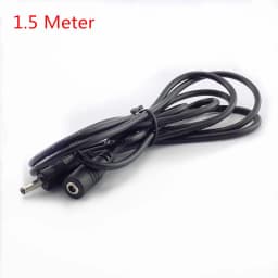 1/1.5/3/5 Meter Male Female DC Power Cable Extension 5V 2A Power Cord Adapter 3.5mm x 1.35mm Connector for CCTV Security Camera