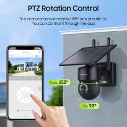 SHIWOJIA WIFI Wireless PTZ Solar Camera 4G SIM 4MP Outdoor Solar Panel Two Way Audio Security Protection CCTV Camera Battery Cam