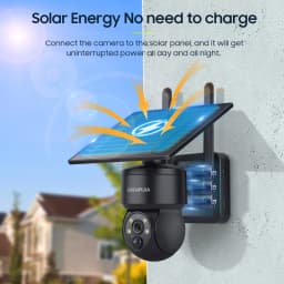 SHIWOJIA WIFI Wireless PTZ Solar Camera 4G SIM 4MP Outdoor Solar Panel Two Way Audio Security Protection CCTV Camera Battery Cam