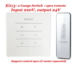 24V DC Motor Switch Panel AC to DC Transformer Rain Sensor Port Linear Actuator Pergola Switch Optional Tuya Smart Life Remote