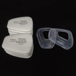 5N11 Cotton Filter Paper 501 Cover For 3M 6001/6200/6800 Gas Mask Spraying Painting Chemical Respirator Dust Proof Accessories
