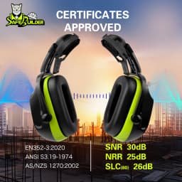 Ear Muffs For Hard Hats Fit,Earmuffs Noise Reduction Hearing Protection,Helmet Attachable Ear Muffs