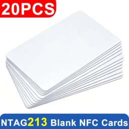 2-20Pcs Ntag216 Ntag215 Ntag213 Blank NFC Cards PVC Tags NFC215 13.56Mhz TagMo Waterproof RFID NFC PVC Keycard Phone 504 Bytes