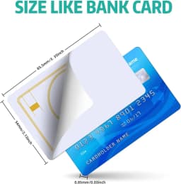 2-20Pcs Ntag216 Ntag215 Ntag213 Blank NFC Cards PVC Tags NFC215 13.56Mhz TagMo Waterproof RFID NFC PVC Keycard Phone 504 Bytes