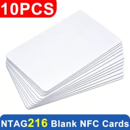 2-20Pcs Ntag216 Ntag215 Ntag213 Blank NFC Cards PVC Tags NFC215 13.56Mhz TagMo Waterproof RFID NFC PVC Keycard Phone 504 Bytes