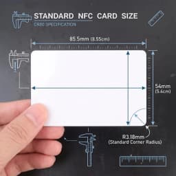 2-20Pcs Ntag216 Ntag215 Ntag213 Blank NFC Cards PVC Tags NFC215 13.56Mhz TagMo Waterproof RFID NFC PVC Keycard Phone 504 Bytes
