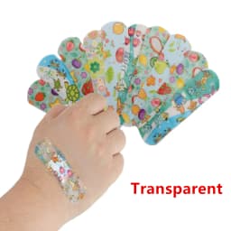 100pcs/lot Cartoon Animal Pattern Waterproof Band Aid Hemostasis Adhesive Baby Bandages Wound Plaster Patches for Kids