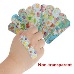 100pcs/lot Cartoon Animal Pattern Waterproof Band Aid Hemostasis Adhesive Baby Bandages Wound Plaster Patches for Kids