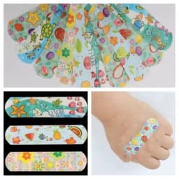100pcs/lot Cartoon Animal Pattern Waterproof Band Aid Hemostasis Adhesive Baby Bandages Wound Plaster Patches for Kids