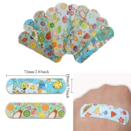 100pcs/lot Cartoon Animal Pattern Waterproof Band Aid Hemostasis Adhesive Baby Bandages Wound Plaster Patches for Kids