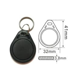 10Pcs EM4305 T5577 125khz Copy Rewritable Writable Rewrite Keyfobs RFID Tag Key Ring Card Proximity Token Badge Duplicate