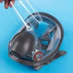 Anti Scratch Protective Lens Film For MMM 6800 Gas Mask Respirator Full Face Window Screen Protector Painting Spraying Mask Cove