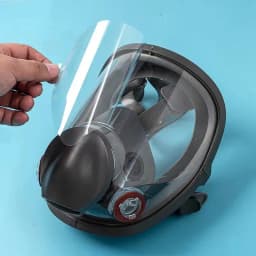Anti Scratch Protective Lens Film For MMM 6800 Gas Mask Respirator Full Face Window Screen Protector Painting Spraying Mask Cove