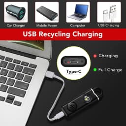 130dB Self Defense Alarm Carrying Scream Loud USB Recharging Panic Alarm Anti-wolf Alert for Girl Child Women Emergency Alarm