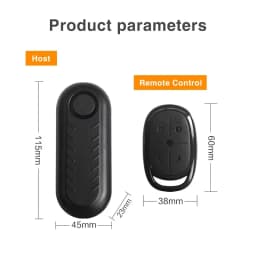 DYGSM Bike Alarm Waterproof Vibration Motorcycle Bicycle/Door Burglar Alarm Ebike Anti Theft 113dB Loud Adjustable Sensitivity