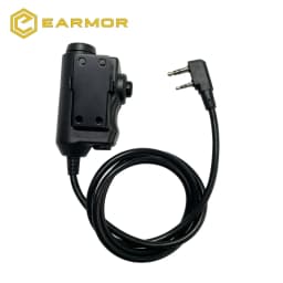 OPSMEN EARMOR M51 push-to-talk PTT Adapter M32 M32H Airsoft Tactical Headset Kenwood Plug Tactical Headset Accessory