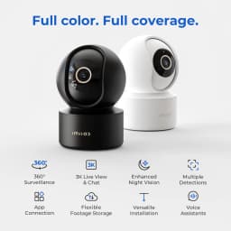 IMILAB C22 3K Security Indoor Camera - 360° View Home Camera with Color Night Vision for Baby/Pet Monitor WiFi6 AI Detection