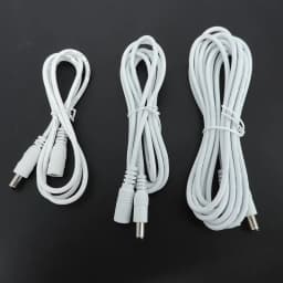 DC Power Supply Cable Extension Cord Adapter Female to Male Connector Plug 12V 5.5mm X 2.1mm Cords for Strip Light CCTV Camera Q