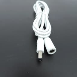 DC Power Supply Cable Extension Cord Adapter Female to Male Connector Plug 12V 5.5mm X 2.1mm Cords for Strip Light CCTV Camera Q