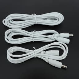 DC Power Supply Cable Extension Cord Adapter Female to Male Connector Plug 12V 5.5mm X 2.1mm Cords for Strip Light CCTV Camera Q