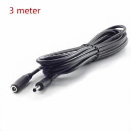 1/1.5/3/5M Male Female DC 5-24V Power Cable Extension Power Cord Adapter 3.5mmx1.35mm Connector for CCTV Cable Security Camera