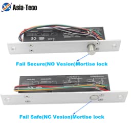 Electric Lock Magnetic Output with Time Delay DC 12V Fail Safe Fail Secure Bolt Mortise Door Lock NC/NO Electronic Door Lock
