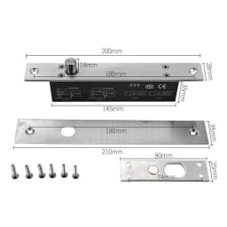 Electric Lock Magnetic Output with Time Delay DC 12V Fail Safe Fail Secure Bolt Mortise Door Lock NC/NO Electronic Door Lock