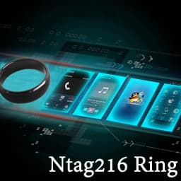 Ntag216 Rewritable Ring Rfid NFC ISO14443 888byte Changeable Token Ic 13.56mhz Amibo Tag Url Link Business Card Game Card