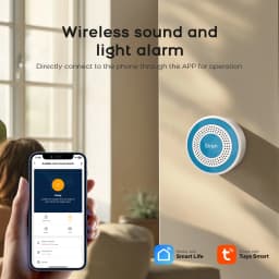 PGST WiFi Smart Life Alarm Security System Kit Tuya Alexa Home Automation Alarm Security Protection 433MHz Door Motion Detector