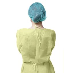 20PC Disposable Protective Coveralls Non-woven Isolation Clothing Universal Anti-Spitting Anti-Stain Nursing Gown Hazmat Suit A5