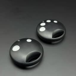 2PCS Garage Door Controls Command 2 Buttons SMILO SM2 SM4 Gate Remote Control Keychain 433MHz Garage Door Commands