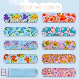 120 Pcs/box Cartoon Band-aid Cute Mini Children Breathable Transparent Waterproof Bandage Medical Ok Bandages Hemostatic Patch