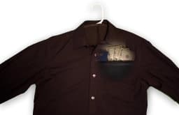 Hanger Diversion Safe Hidden Pocket Safe, Fits Under Hanging Clothes with Pocket to Hide Valuables for Home or Travel