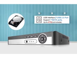 Techage H.265 8CH PoE NVR UHD 4K 8MP 5MP 4MP 1080P Network Video Recorder for Surveillance System Face Tracking Security Camera