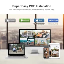 Techage H.265 8CH PoE NVR UHD 4K 8MP 5MP 4MP 1080P Network Video Recorder for Surveillance System Face Tracking Security Camera