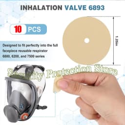 2-20pcs 6895 6893 6889 Inhalation Port Gasket for 6000 and 7800S Series Respirators