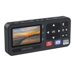 UNISHEEN HD Video Capture Box 1080P Video to Digital Converter with 3" Screen, 4K HDMI/CVBS/VGA/YPBPR Inputs Video Recorder