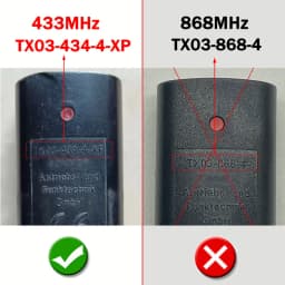SOMMER TX03-434-4-XP Gate Remote Control 434.42MHz For SOMMER 4014 4022 TX02-434-2 Garage Door Remote Control 434MHz Gate Opener